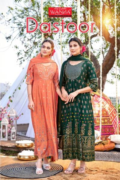 Dastoor by Wanna Fancy Printed Readymade Long Kurti with Dupatta